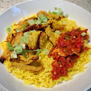 Vegan ayam goreng, Indonesian "fried chicken"