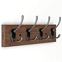 Bameos 4-Hook Wall Mounted Coat Rack only $9.79