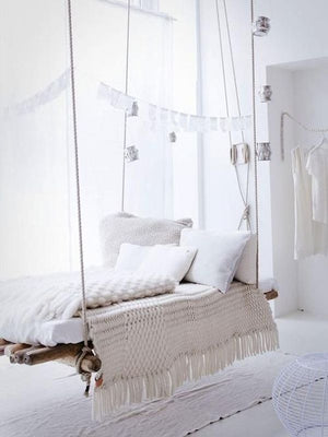 Suspended In Style: The Hanging Bed Makes A Comeback