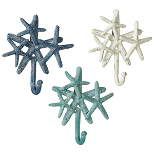 Starfish Cluster Wall Hooks