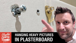 In today's video I run through the best options for hanging a heavy picture on a plasterboard wall