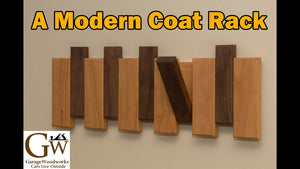 A Modern Coat Rack by GarageWoodworks (4 years ago)