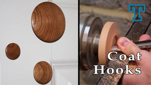 Woodturning: Cherry Wood Coat Hooks on the Lathe by ThisWoodwork (6 years ago)