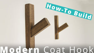 In this video I will show you how to build a your very own DIY Modern Coat Hook with a hidden mounting bracket system