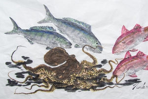 How the Traditional Japanese Art of Fish Printing Inspired a Modern Art Form