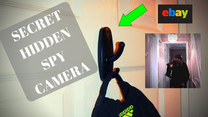 Stealth hidden secret SPY nanny camera disguised as a useable coat hook