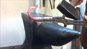 This is a simplified How-To for forging a coat hook from an 8 inch piece of 3/16 round