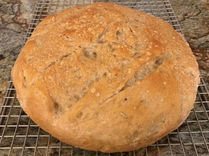 Recipe: Easy Rosemary Sourdough Bread in a Dutch Oven