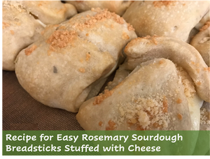 Recipe: Rosemary Sourdough Breadsticks Stuffed with Cheese