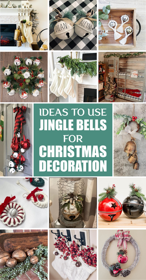 20 Ideas to Use Jingle Bells for Christmas Decoration