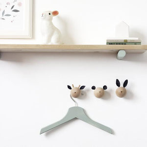 Wall Hooks, Wall Hooks For Kids, Animal Hooks, Woodland Nursery Decor, Baby Gift, Baby Shower, Newborn Gift, wall Hook, Coat Hooks, Q by loopdesignstudio