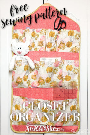 Closet Organizer Sewing Pattern with lots of pockets – Free