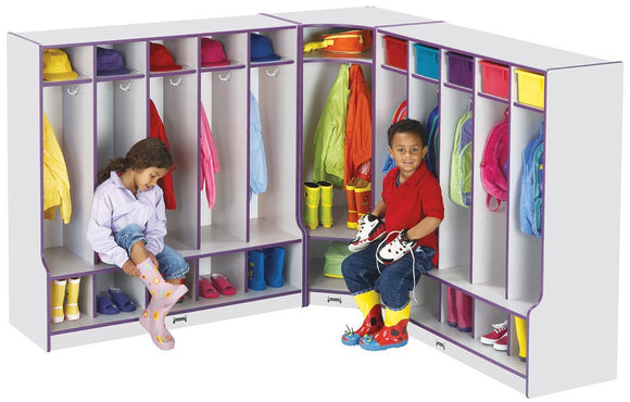 Rainbow Accents® 2 Section Coat Locker with Step