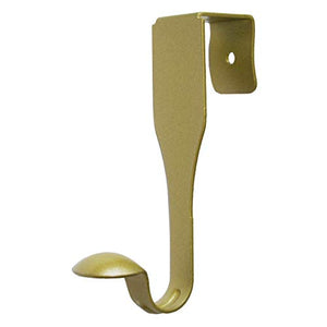 SmartHook Garment Friendly Heavy Duty Over the Door Coat Hook (Each, Satin Brass)