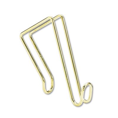 Coat Clip, Single-Sided Hook, 2 3/4 x 4 3/4, Polished Brass, Sold as 1 Each