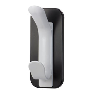 Officemate Magnet Plus Magnetic Double Coat Hook, Black/White (92522)