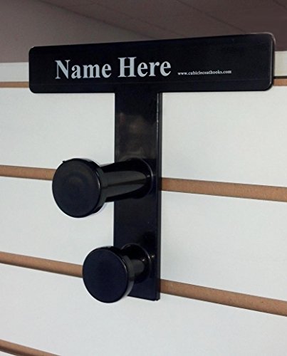 Name Plate for Cubicle Wall with Coat Hook