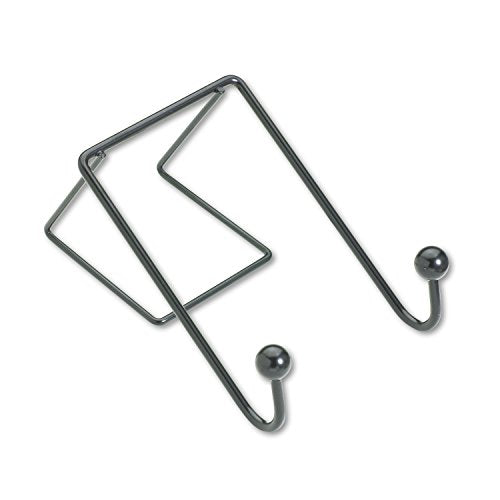 Fellowes 75510 Double Coat Hook, for Partitions, Wire, 4