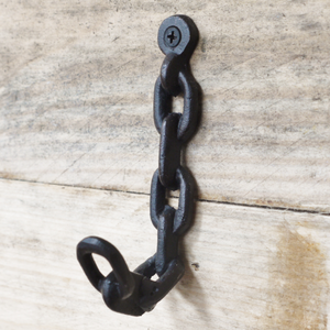 Small Cast Iron Chain Link Coat Hook