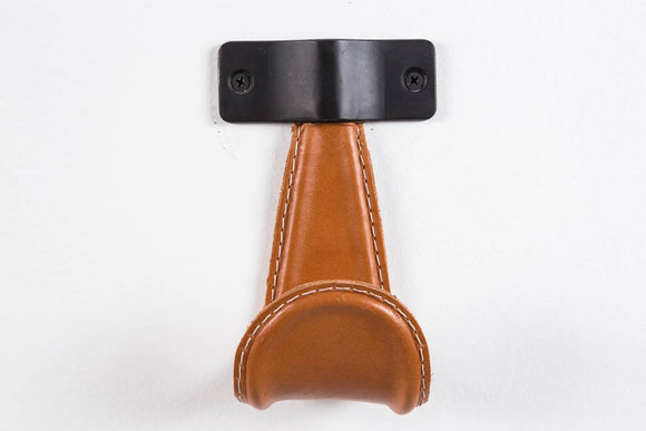 Atelier Leather and Iron Single Hook, Tan