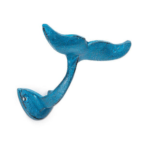 Whale Tail Cast Iron Coat Hook