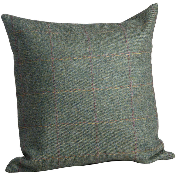 The Yorkshire Collection Tweed Cushion 'Greenfinch'