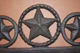Lone Star Texas wall decor, Lone Star coat hook, rustic Texas farm ranch home decor, 11 inch cast iron, Fast Free shipping, W-56