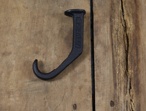 Black Cast Iron Railway Spike Coat Hook