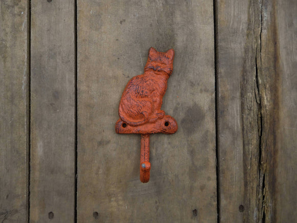 Orange Cat Coat Hook