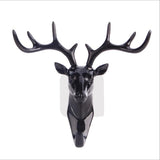 Creative Deer Head Animal Coat Hooks Decorative Wall Crafts