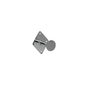 Wall Mount Dressing Room Hook  80 D With 95 Hx75Mm W Plate