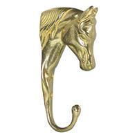 Brass Horse Head Hanger 6" (216069)